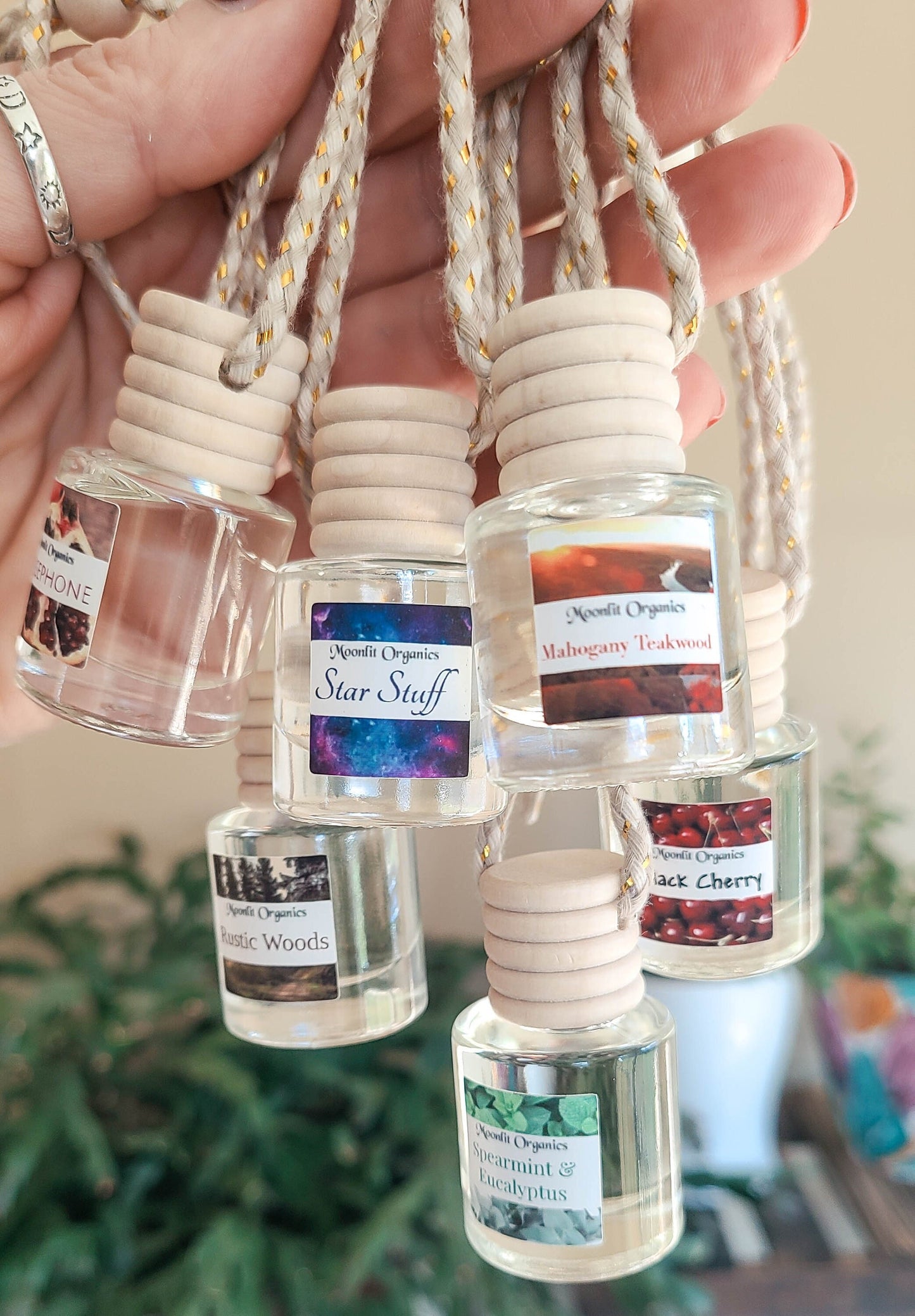 Car Fragrance Diffuser, Premium Air Freshener, Choice of Scents, Vehicle Scent Hanging