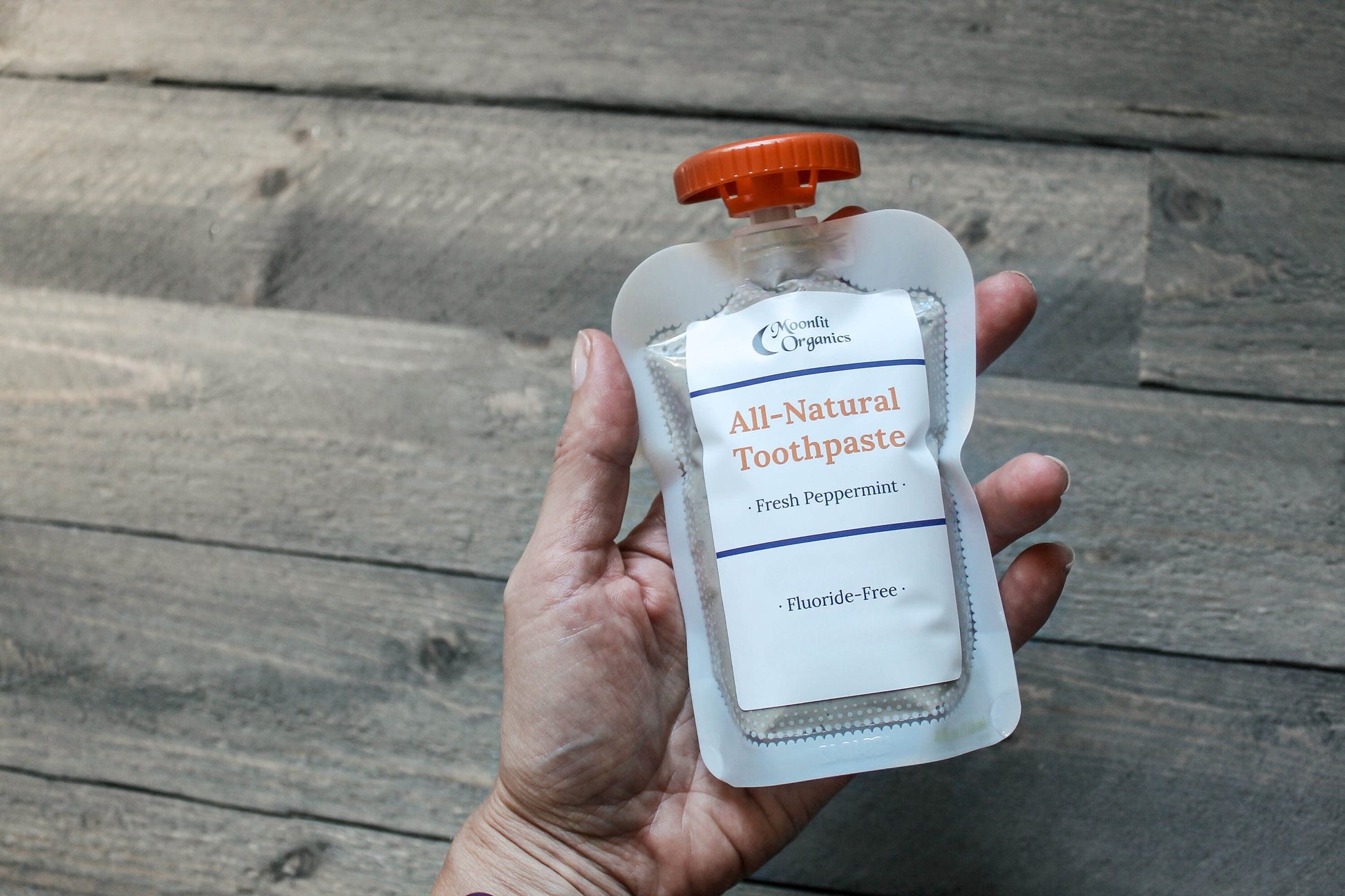 Natural Peppermint Toothpaste, Fluoride and SLS Free