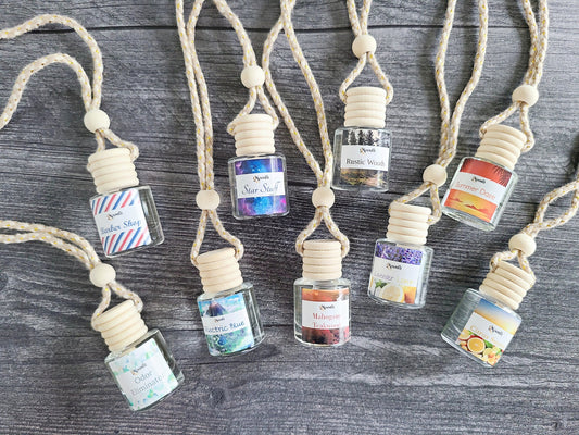 Car Fragrance Diffuser, Premium Air Freshener, Choice of Scents, Vehicle Scent Hanging